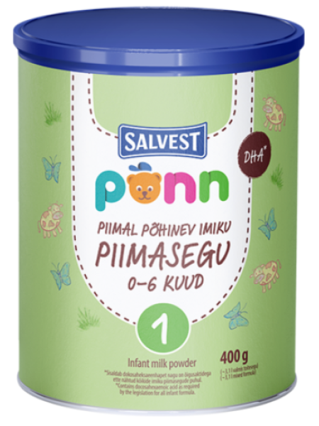 Детская молочная смесь Salvest PÜNN 400г с 0-6 месяцев