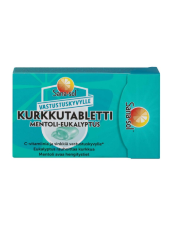 Леденцы от боли в горле SANA-SOL MENTOLI-EUKALYPTUS 16шт ментол эвкалипт