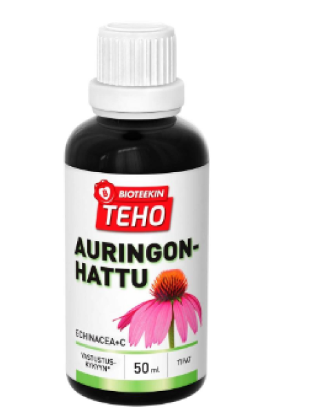 Жидкий препарат с эхинацеей и витамин С Bioteekki Teho Auringonhattu 50 мл