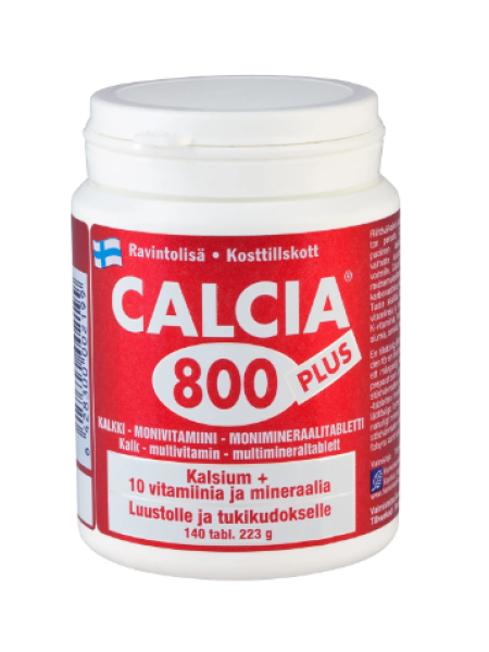 Пищевая добавка для здоровья костей Calcia 800 Plus 180 шт