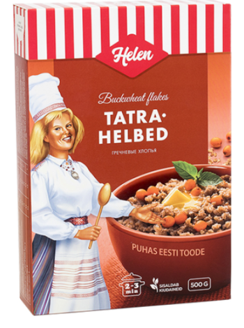 Хлопья гречневые HELEN Tatrahelbed 500г