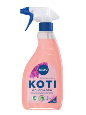 Биоразлагаемый спрей для общей очистки Kiilto Koti Apilankukka Biohajoava Yleispuhdistussuihke 600мл