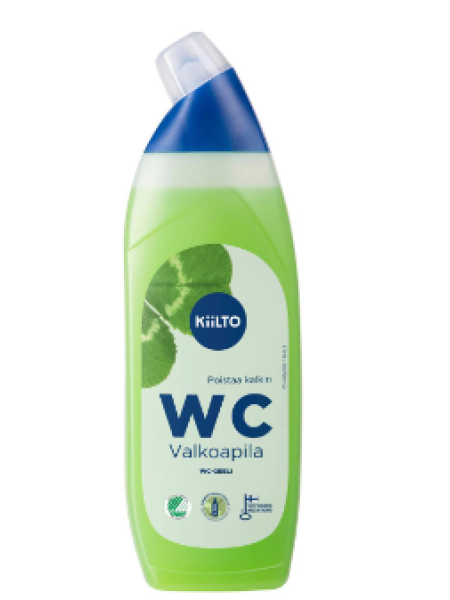Гель для чистки туалета Kiilto WC-geeli valkoapila 750мл белый клевер