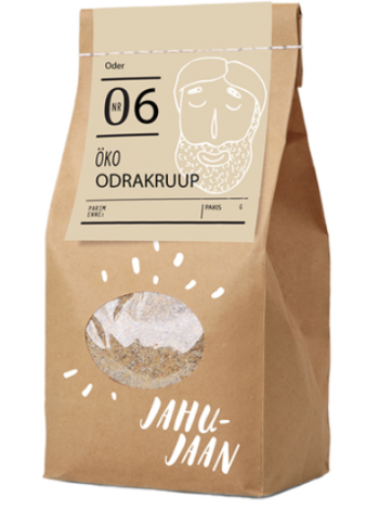 Органическая ячневая крупа JAHU-JAAN Öko odrakruup 750 г без глютена