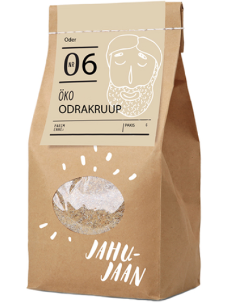 Органическая ячневая крупа JAHU-JAAN Öko odrakruup 750 г без глютена