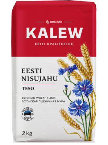 Мука пшеничная высшего сорта KALEW Nisujahu T-550 2кг