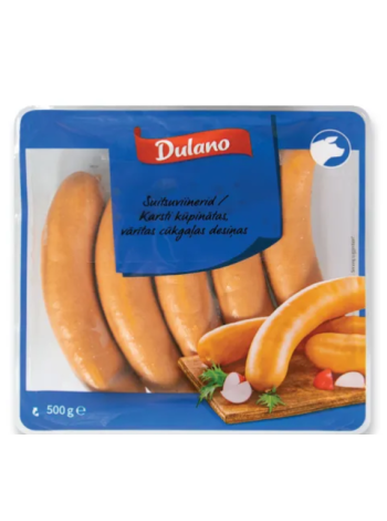 Копченые сардельки DULANO 500г