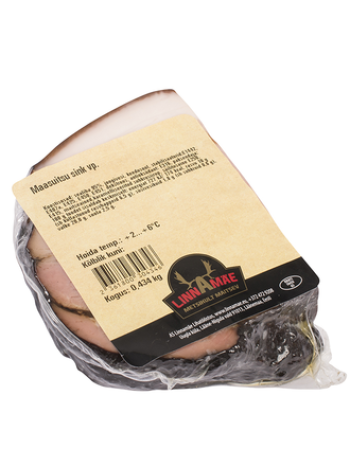 Ветчина деревенского копчения LINNAMÄE Maasuitsu sink 1кг