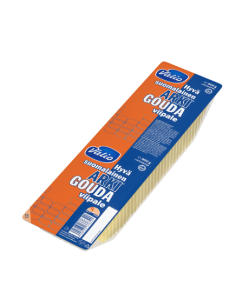 Сыр Валио гауда сливочный ломтиками Valio Hyvä Gouda 800г без лактозы