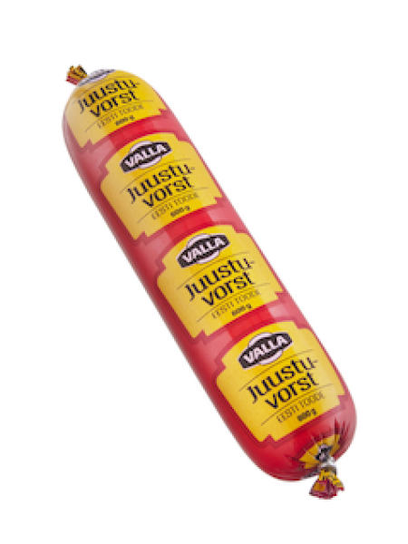 Куриная колбаса с сыром VALLA Juustuvorst 600г