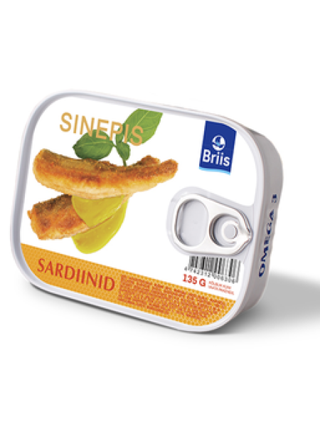Сельдь в горчице BRIIS Balti sardiinid sinepis 135г