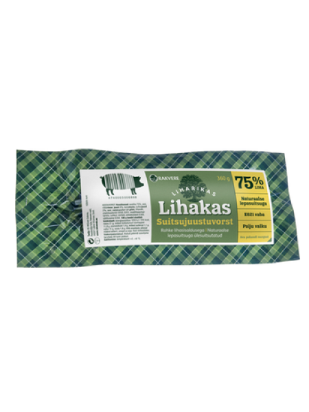 Колбаса копченая с сыром LIHAKAS Suitsujuustuvorst 360 г