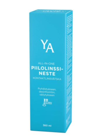 Универсальный раствор для мягких контактных линз YA ALL-IN-ONE 360 мл
