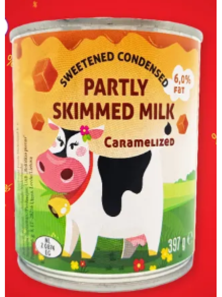 Карамелизированное сгущенное молоко Karamelliseeritud kondenspiim ROKIŠKIO 397г