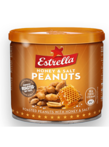 Арахис жареный Estrella с медом 140 г в ж/б