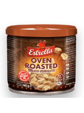 Арахис Estrella жареный 140 г в ж/б