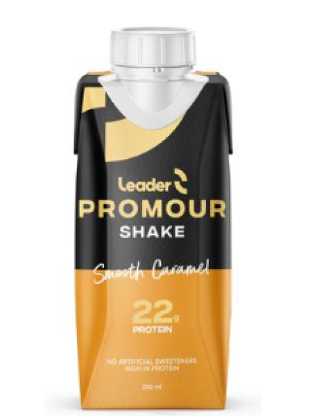 Молочно-протеиновыйе напиток Leader Promour 250 мл со вкусом карамели