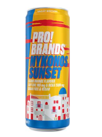Напиток со вкусом апельсина ProBrands Mykonos Sunset Blood BCAA 330мл