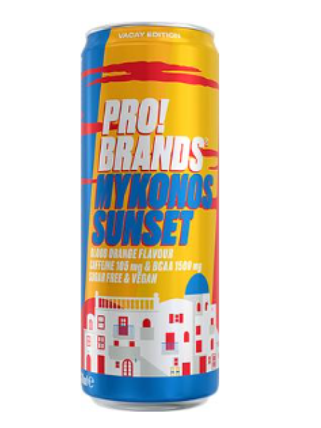 Напиток со вкусом апельсина ProBrands Mykonos Sunset Blood BCAA 330мл