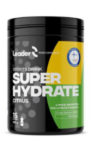 Спортивный напиток порошок Leader Performance Super Hydrate Sport 500г со вкусом цитрусовых 