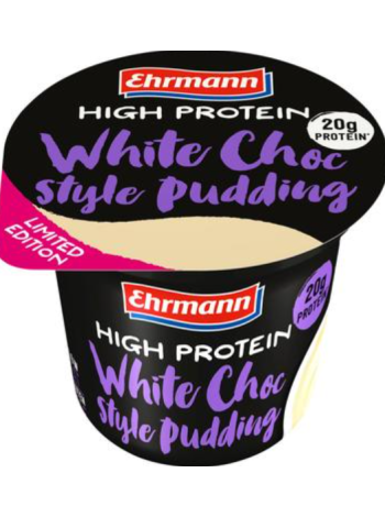 Протеиновый пудинг белый шоколад Ehrmann High Protein Pudding 200г