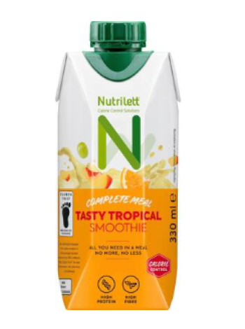 Тропический смузи Nutrilett Tasty Tropical Smoothie 330мл с низким содержанием лактозы