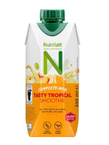 Тропический смузи Nutrilett Tasty Tropical Smoothie 330мл с низким содержанием лактозы