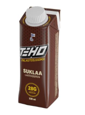Шоколадный восстанавливающий напиток TEHO Suklaa 0,33 л