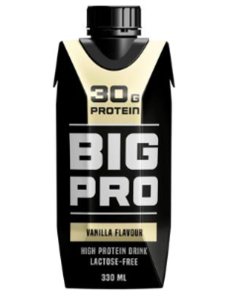 Протеиновый напиток ванильный BIG PRO UHT 330 мл без лактозы