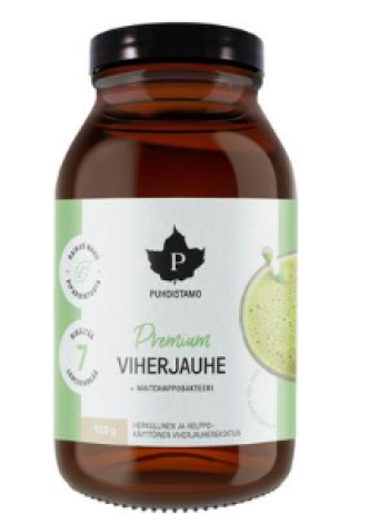 Порошок для напитка Pudhistamo Premium Green Powder + молочнокислые бактерии 120 г
