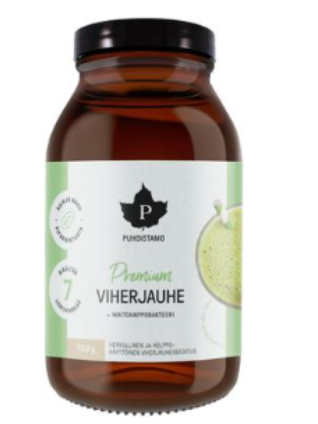 Порошок для напитка Pudhistamo Premium Green Powder + молочнокислые бактерии 120 г