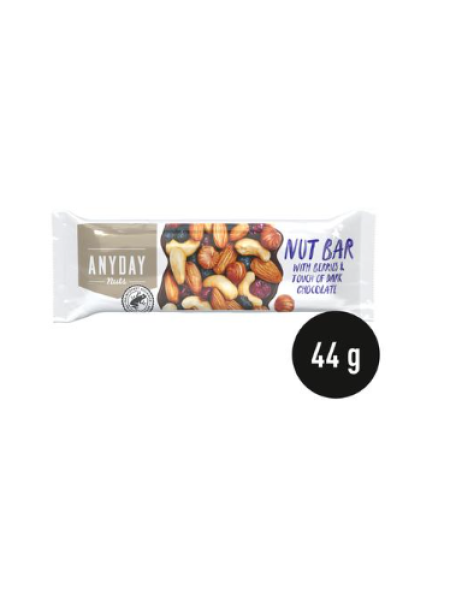 Фруктовый батончик с орехами Anyday Nut Bar 44г