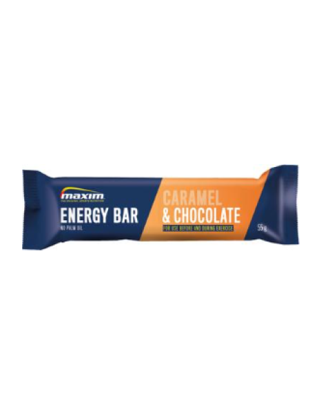 Энергетический батончик с карамелью и молочным шоколадом Maxim Energy Caramel Chocolate 55г