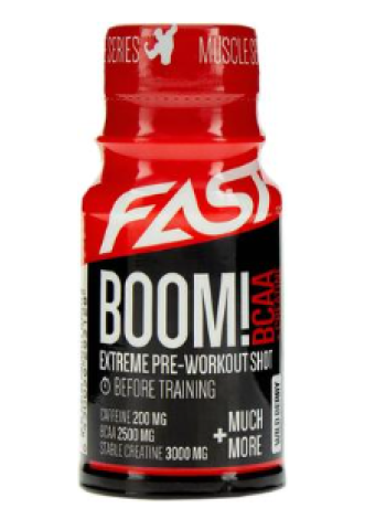 Предтренировочный комплекс FAST BOOM! BCAA 60мл ягодный