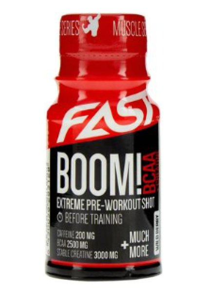 Предтренировочный комплекс FAST BOOM! BCAA 60мл ягодный