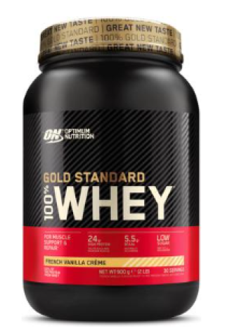 Протеин в порошке Whey Gold Std 100% 900г ваниль