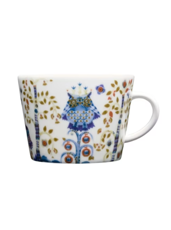 Чашка для кофе или капучино Iittala Taika 200мл белая сова