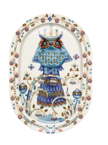 Тарелка сервировочная Iittala Taika Tarjoilulautanen 41см овальная белая