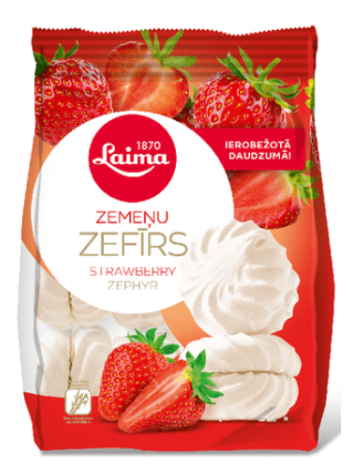 Зефир клубничный Laima maasikasefiir 200г