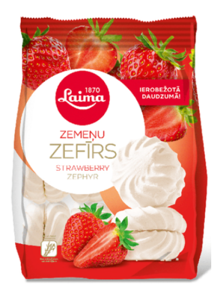 Зефир клубничный Laima maasikasefiir 200г