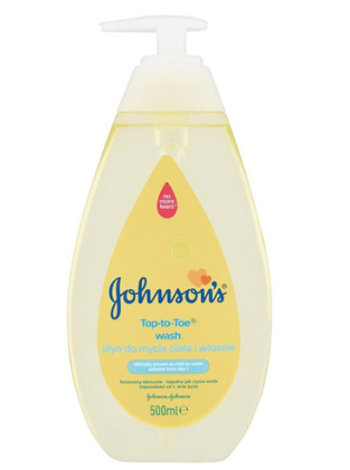 Жидкое мыло Natusan by Johnson Top-to-Toe 500мл с помпой
