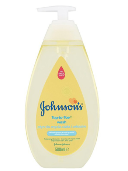 Жидкое мыло Natusan by Johnson Top-to-Toe 500мл с помпой