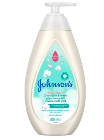 Гель-пена для душа Johnson's Cottontouch 2в1 для малышей 500мл с помпой 