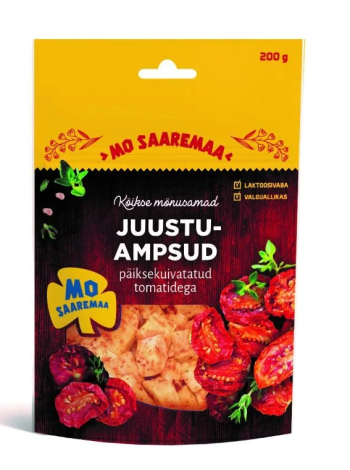 Сырные кубики с с вялеными томатами MO SAAREMAA 200г