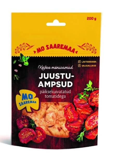 Сырные кубики с с вялеными томатами MO SAAREMAA 200г