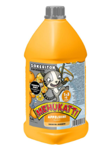 Концентрат апельсинового сока без сахара 1+3 Mehukatti 1,5 л