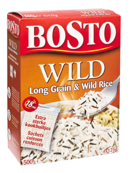 Смесь дикого риса Boostnutritonic Bosto 4 х 125 г