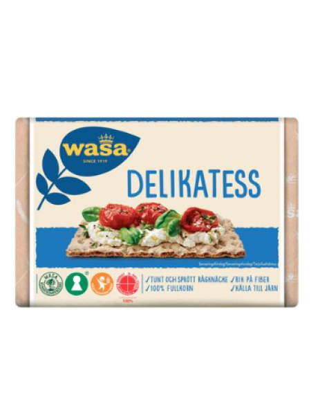 Хлебцы ржаные с солью Wasa Delikatess 270г