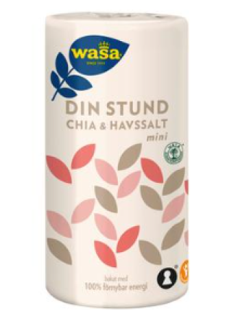 Хлебцы Wasa Din Stund Chia & Sea Salt 270г с чиа и морской солью