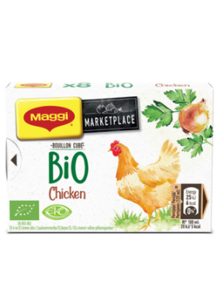 Экологический куриный бульон в кубиках Bio kanapuljong MAGGI 80г